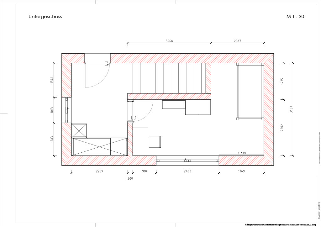 Grundrissplan Untergeschoss 26.04.20231024 1